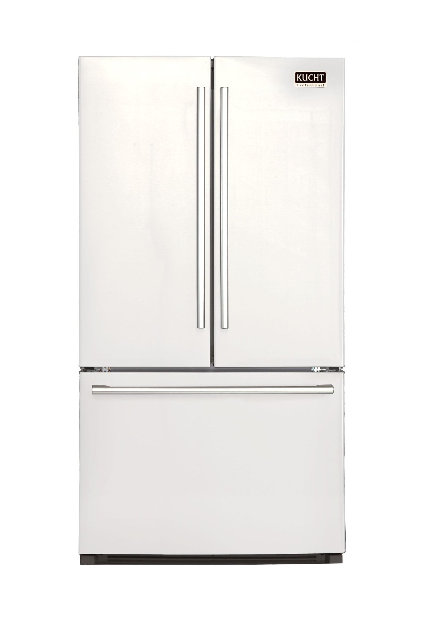Kucht Professional 36 In. 26.1 cu. ft. Refrigerator with Interior Ice Maker, White - K748FDS-W