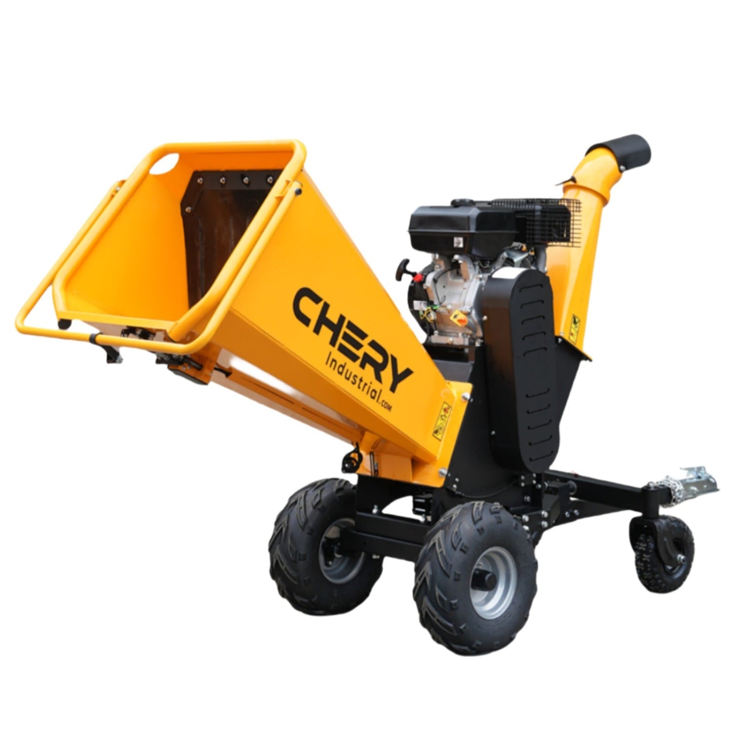 Chery Industrial 6" 15 HP 420cc Gas Powered Wood Chipper - YONWCDRGS350PRO
