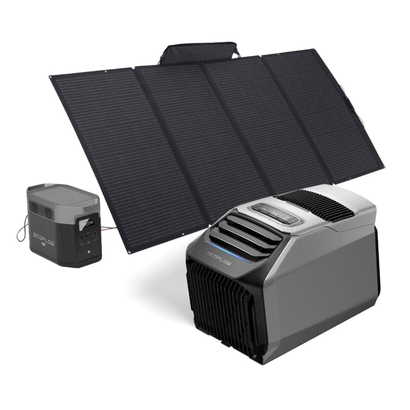 EcoFlow WAVE 2 Portable AC + DELTA Max 1600 + 400W Portable Solar