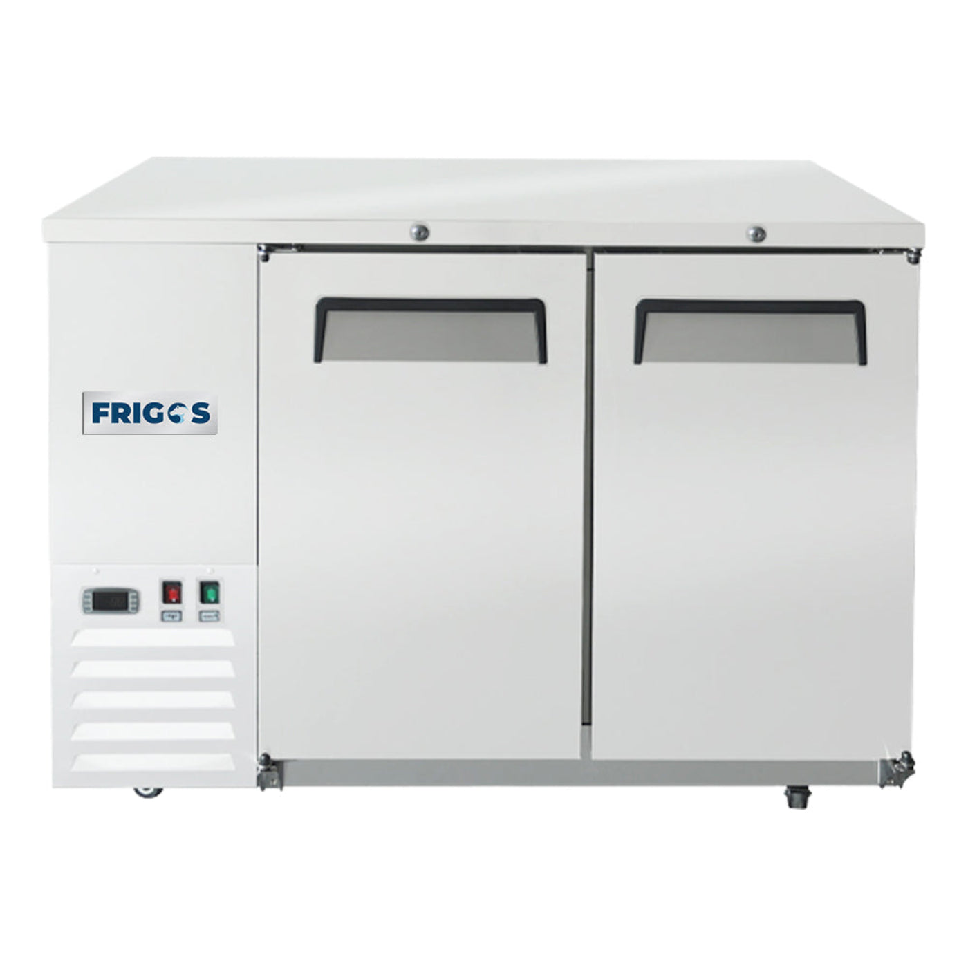 Frigos 50" Two Solid Door Stainless Steel Back Bar Refrigerator - FGA-BBR-2D-48