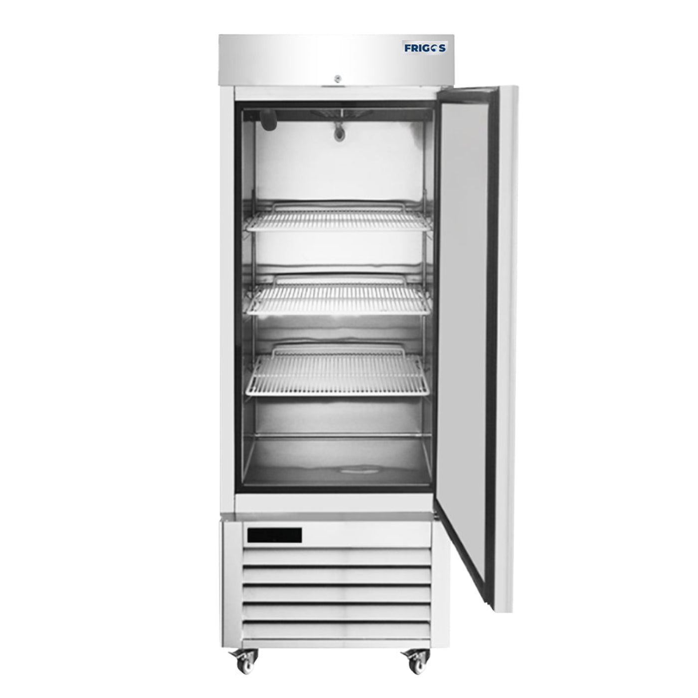 Frigos 24.25'' Bottom Mount (1) Door Reach-In Refrigerator 8.3 Cu. Ft. Low Height - FGA-BMR-1D-24