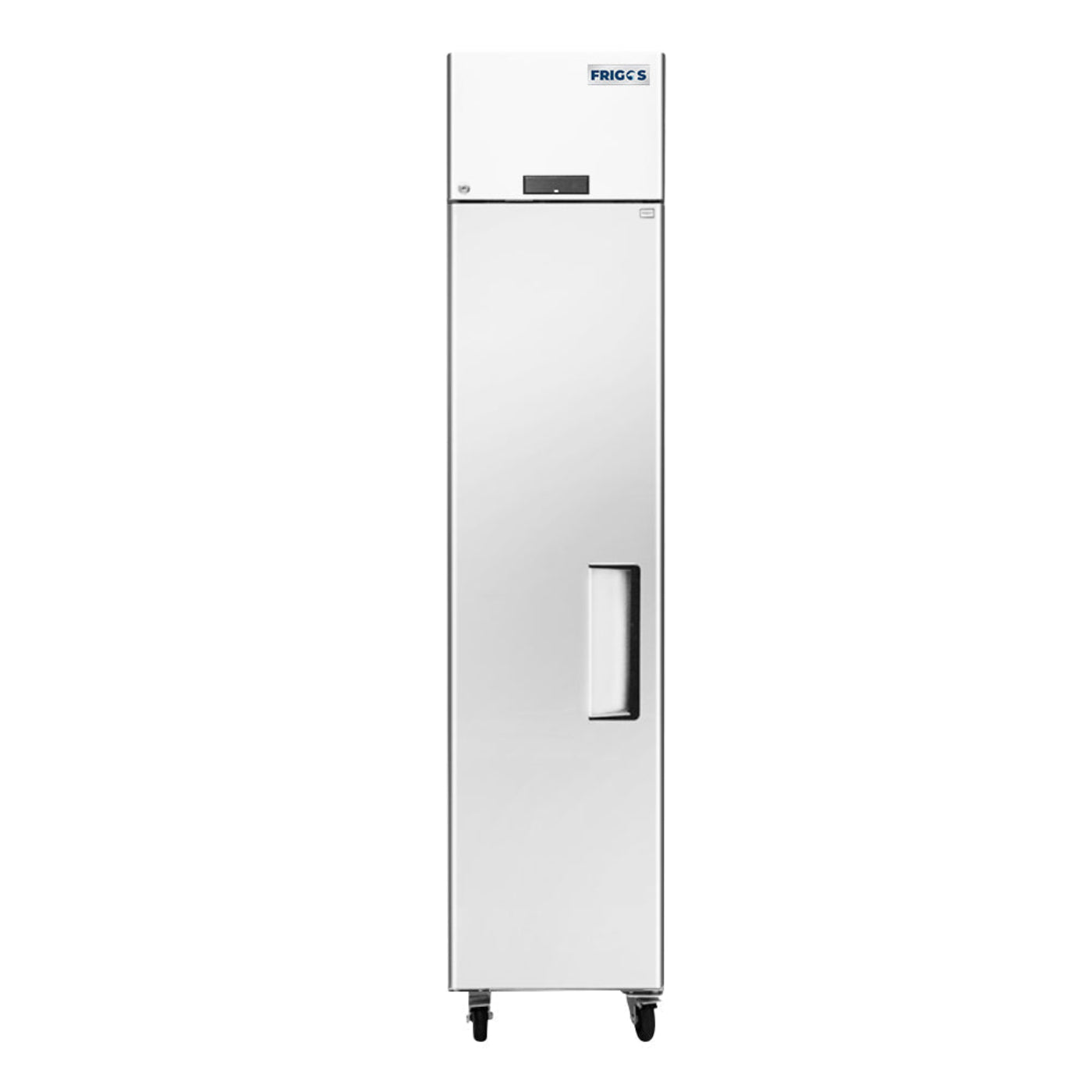 Frigos 18" One Door Top Mount Slim Reach In Refrigerator 13 Cu. Ft. Left Hinged - FGA-TMR-1D-18-L