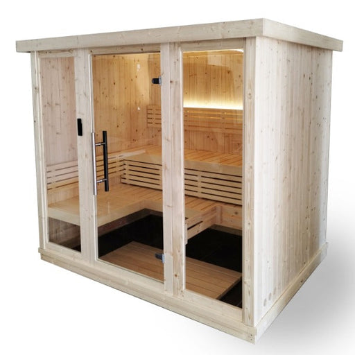 SaunaLife 4 to 6 Person Model X7 Indoor Home Sauna SL-MODELX7