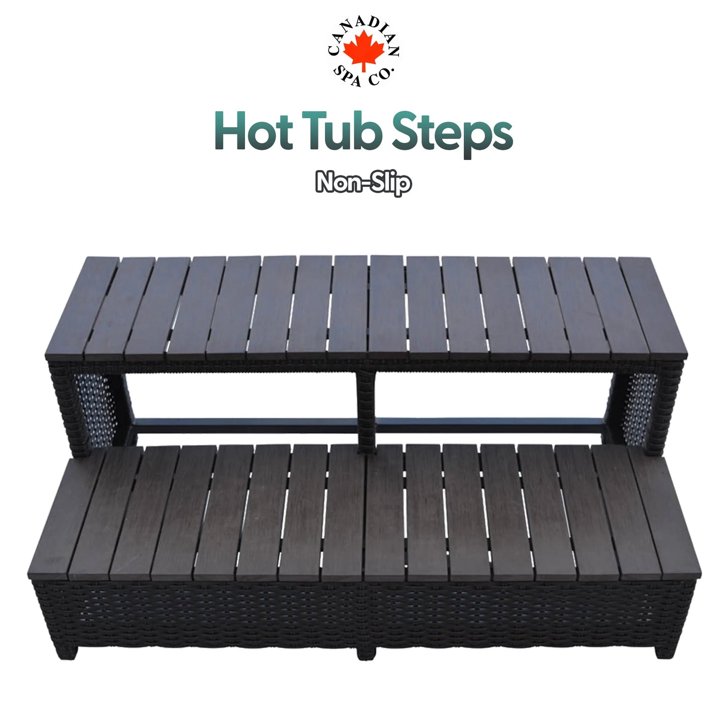 Canadian Spa Wicker Spa Step - 79in Spas - KF-10075