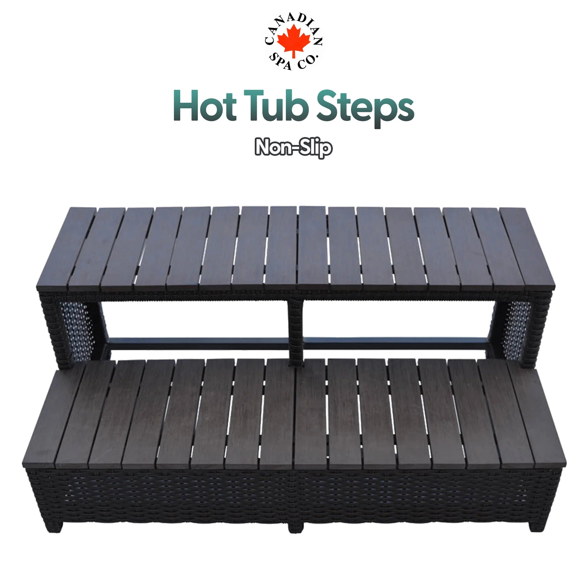 Canadian Spa Wicker Spa Step - 79in Spas - KF-10075