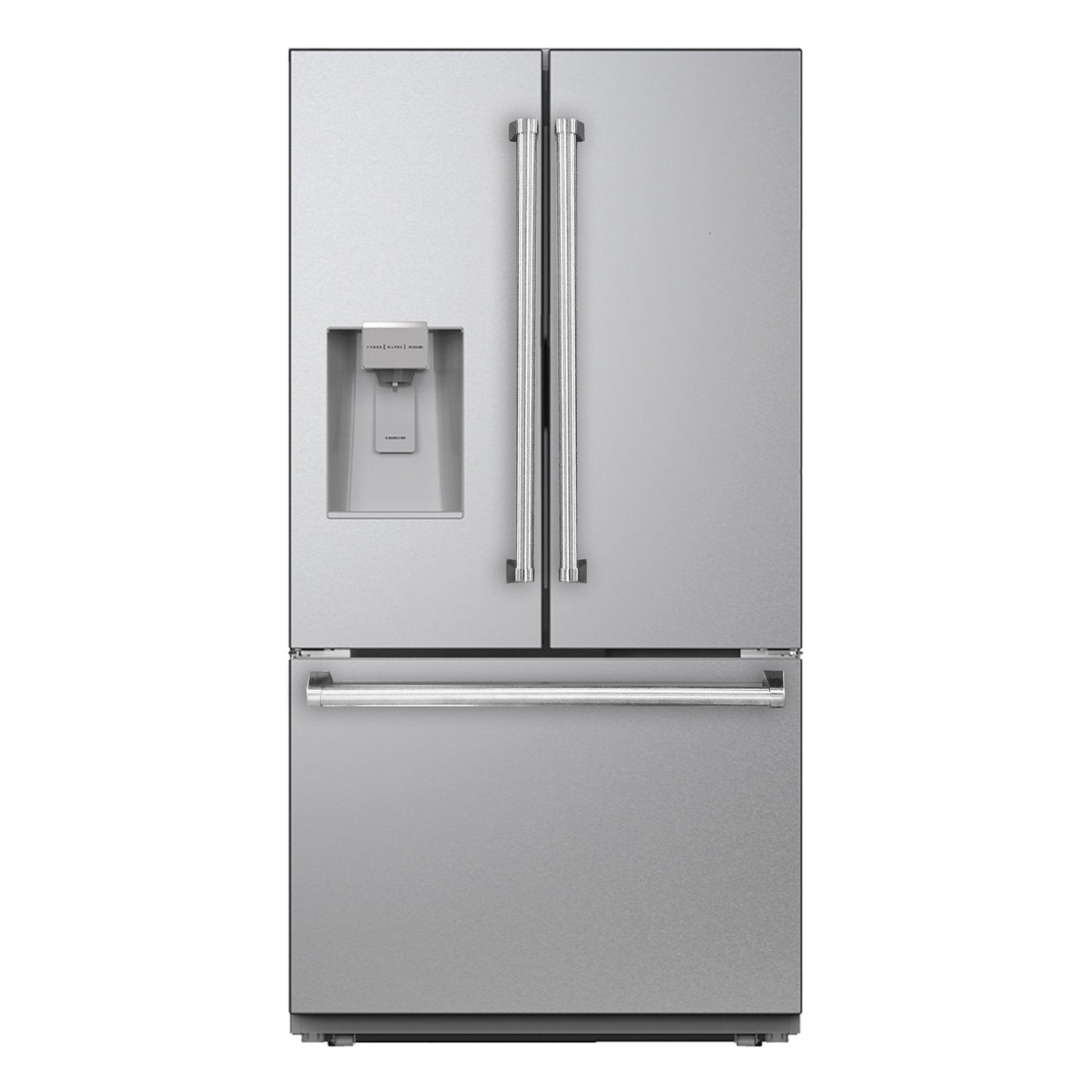 KUCHT 36" 28.9 cu. ft. French Door Standard Depth Refrigerator with Water/Ice Dispenser in Stainless Steel, - KR900X