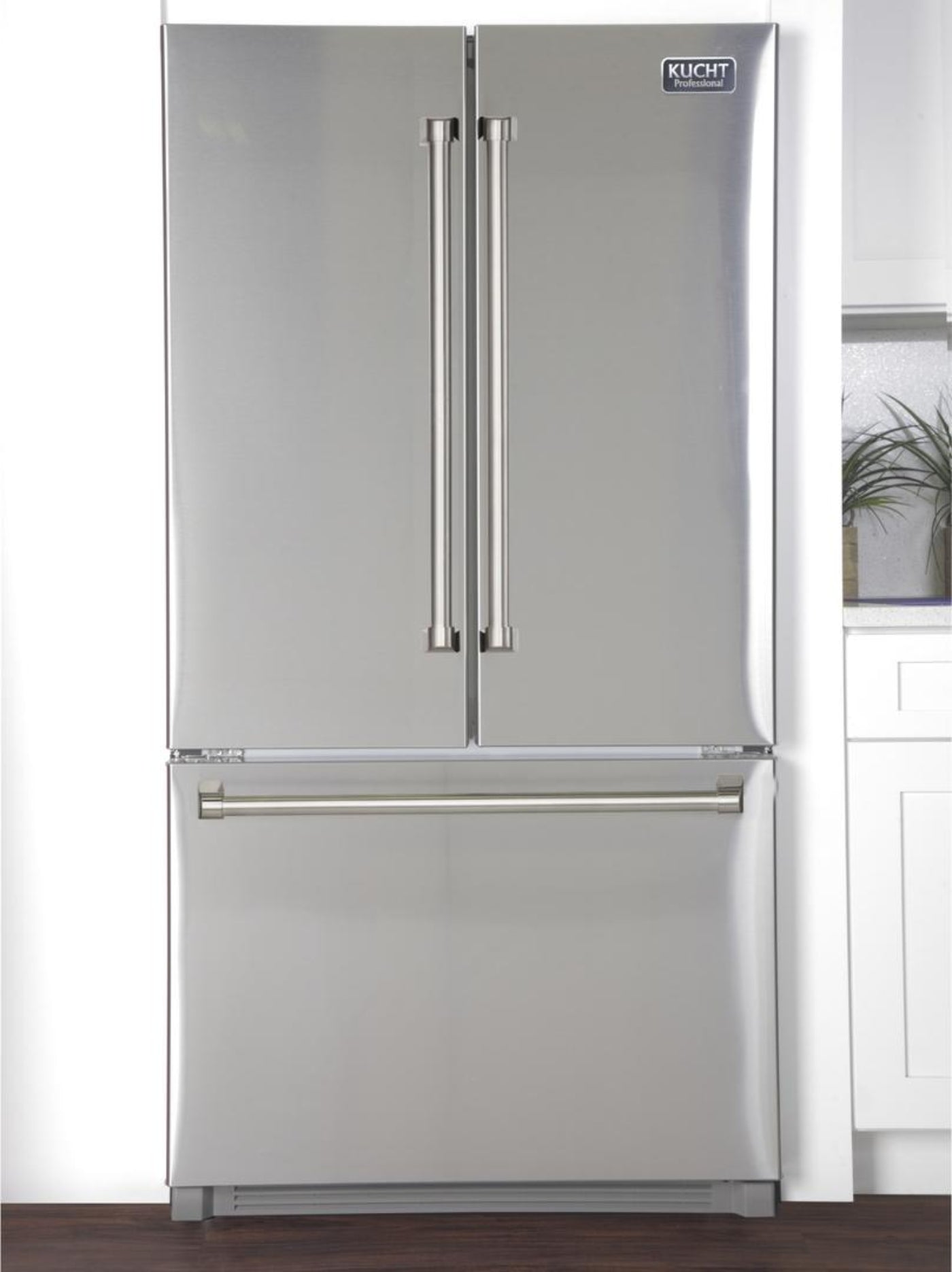 Kucht Professional 36 in. 26.1 cu. ft. French Door Refrigerator in Stainless Steel, - K748FDS