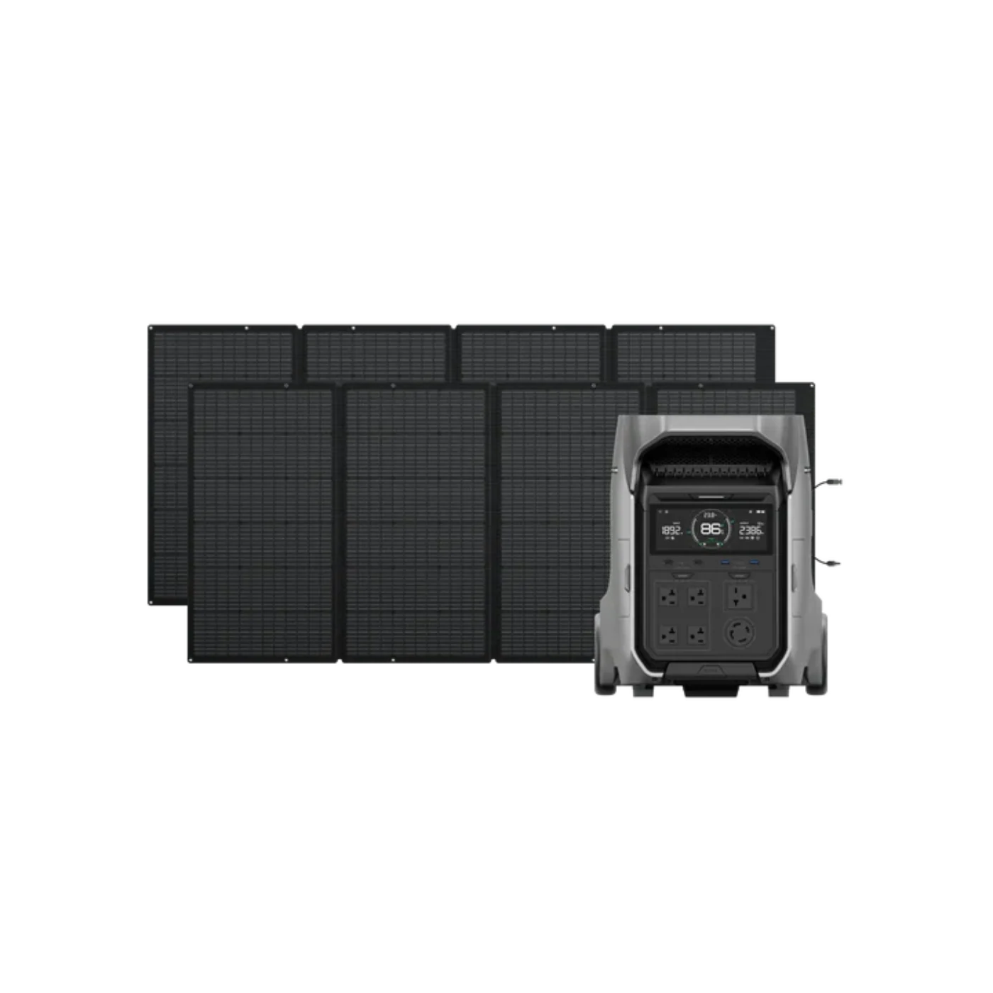 Aurora Generators Pro 3 + 2* Ecoflow Solar Panel - PowerGen USA - DP3-400W2