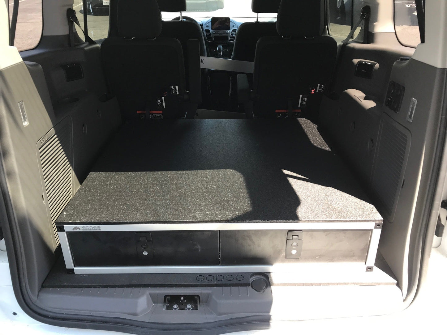 GOOSE GEAR Ford Transit Connect 2014-Present 2nd Gen. - Side x Side Drawer Module - 43 3/8" Wide x 8" High x 40" Depth - 2205-GGR-SH