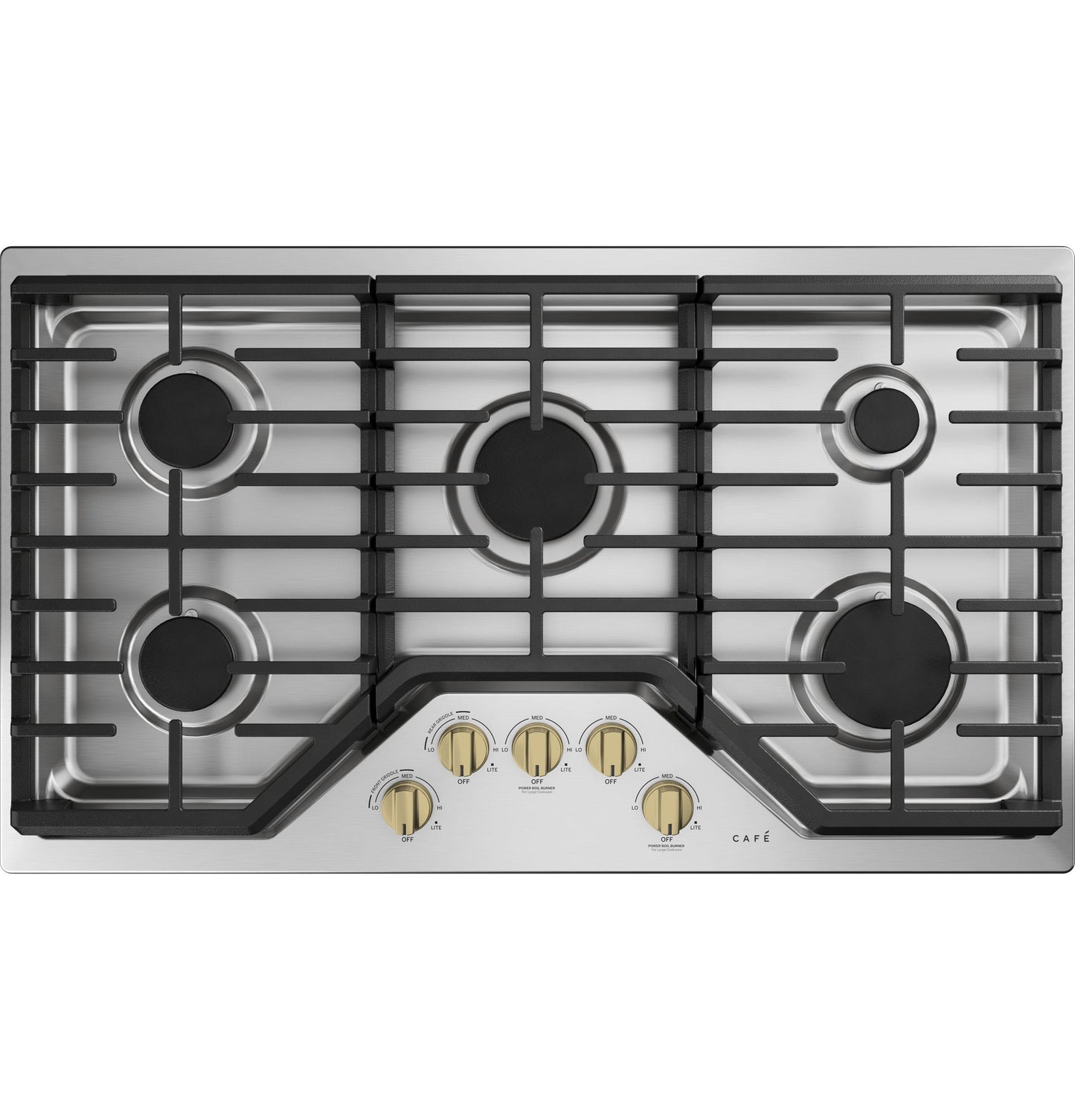 CAFE CGP70362NS1 CAFé™ 36" Gas Cooktop in Stainless Steel - CGP70362NS1