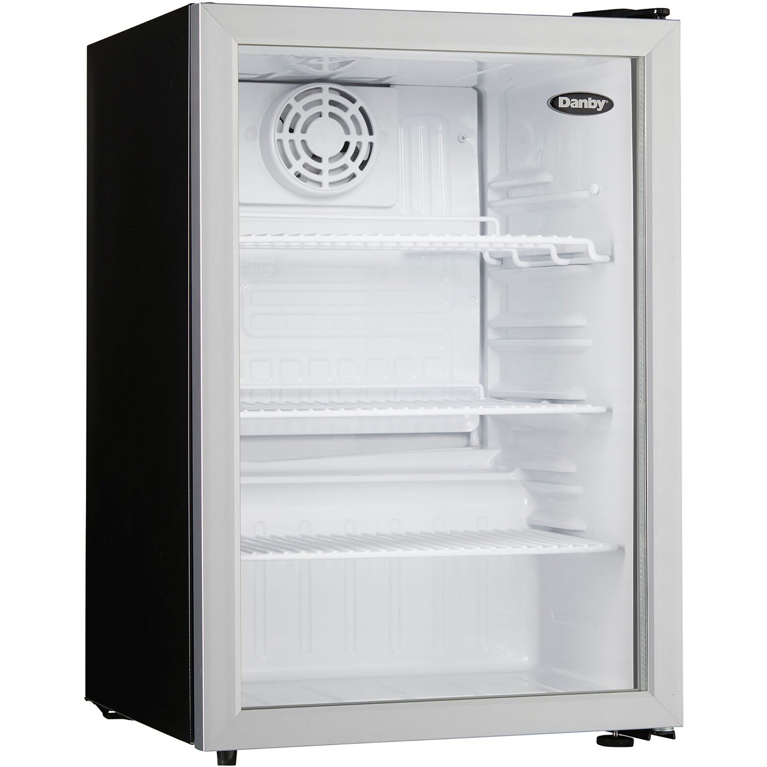 Danby - 2.6 CuFt. Commercial Rated Glass Door Compact All Refrigerator - DAG026A1BDB