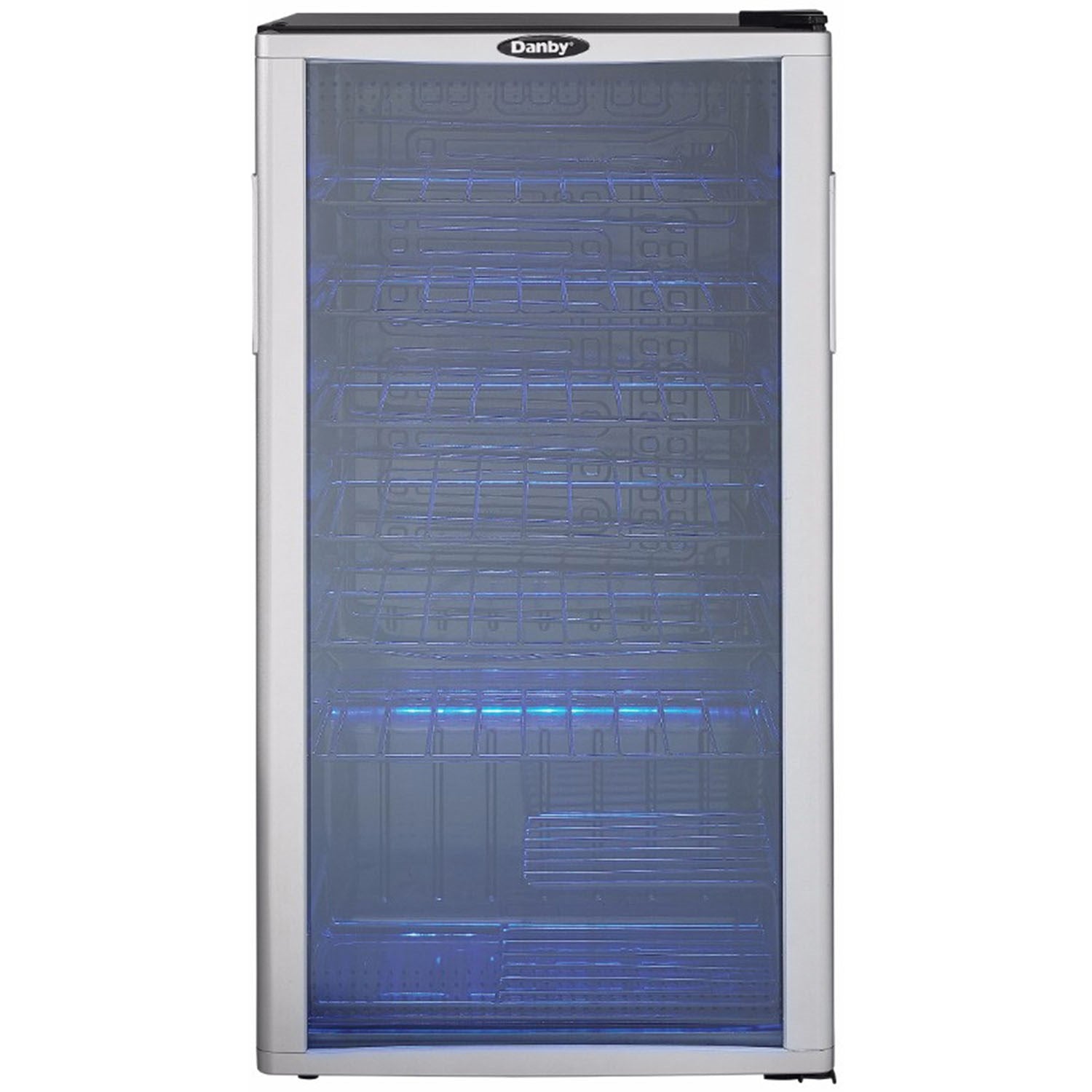 Danby - 35 Bottle Wine Cooler, Reversible Door, Tempered Glass Door, Worktop - DWC350BLP