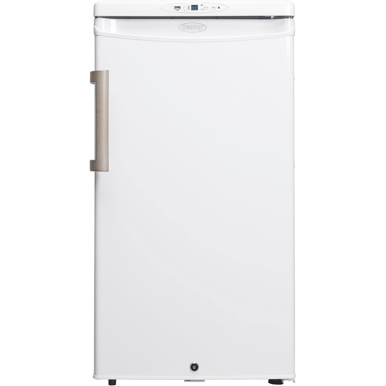 Danby - 3.3 CuFt Refrigerator, Doorlock, Hospital Grade Power Cord, LED Lighting - DH032A1W