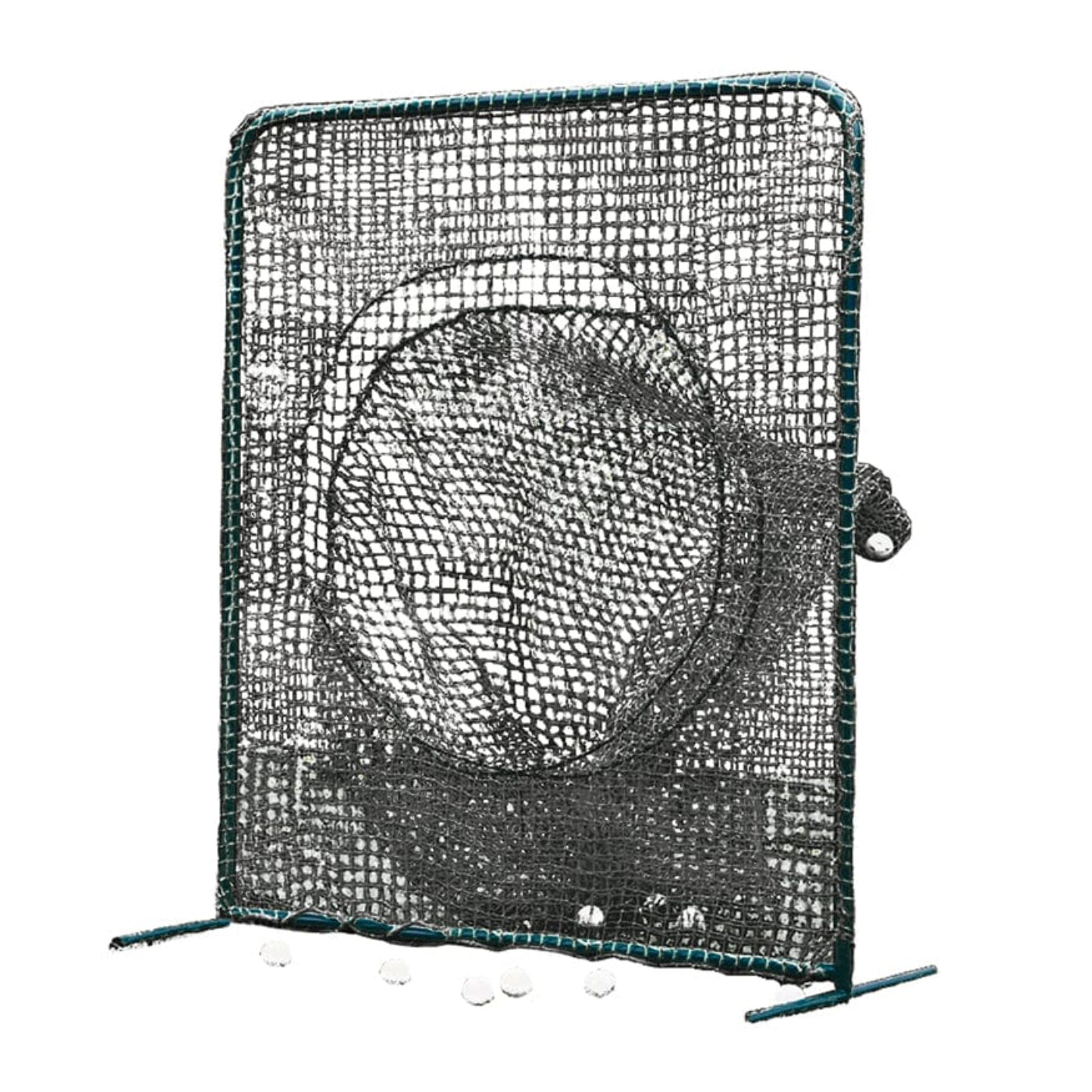 Jaypro Batting Practice Screen - 7'H x 7'W - Portable - Soft Toss (Black) - PSTS-77