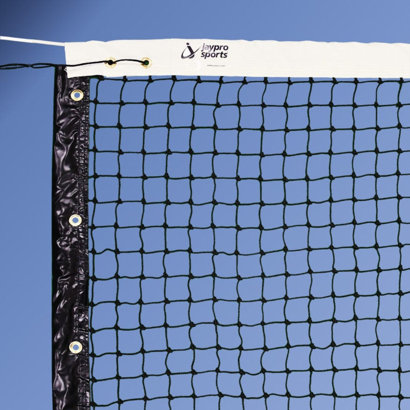 Jaypro Indoor Tennis Replacement Net (1-7/8 in. Sq.-3mm Polyethylene Knotted Mesh) - TPV-13