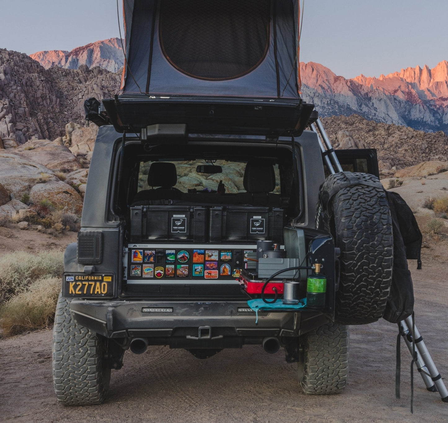 GOOSE GEAR Jeep Wrangler JK 2007-2018 2 Door - Side x Side Drawer Module - 41 3/8" Wide x 36" Depth - 4947-GGR-SH