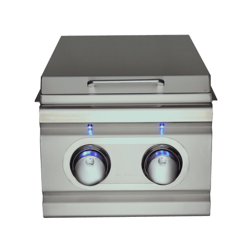 Renaissance Cooking Systems Cutlass Pro Double Side Burner Slide-in W/Blue LED RDB1EL