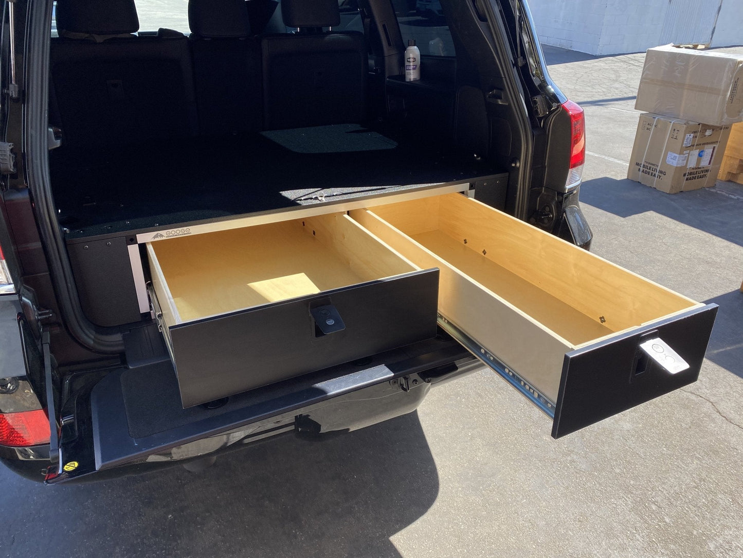 GOOSE GEAR Stealth Sleep and Storage Package for the Toyota Land Cruiser 2008-2021 200 Series - 3158-GGR-SH