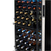 Newair - 98-Bottle Dual-Zone Freestanding Wine Cooler NWC098SS00 w/ Low-Vibration Ultra-Quiet Inverter Compressor & Adjustable Racks