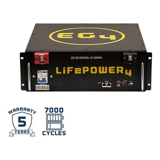 EG4 | LifePower4 Lithium Battery | 24V 200AH | Server Rack Battery