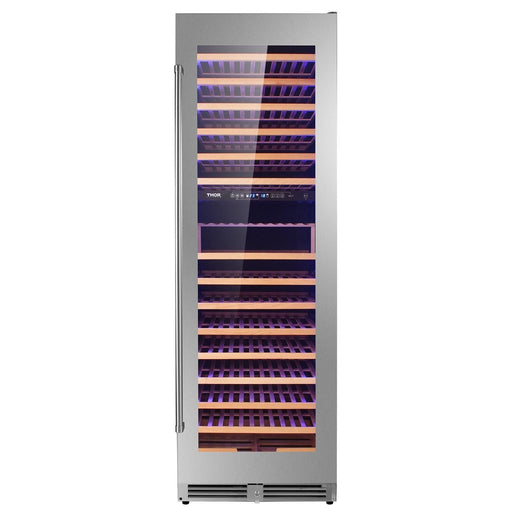Thor Kitchen 24 in. 162 Bottle Dual Zone Wine Cooler - TWC2403DI
