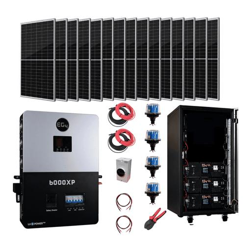 EG4 Complete Hybrid Solar Kit - 12,000W 120/240V Output + 30.72kWh EG4 Lithium Powerwall + 14,000 Watts of Solar PV KIT-E0005