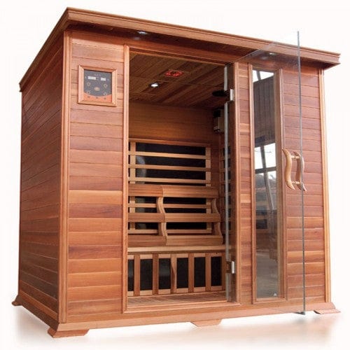 SunRay Savannah Indoor 3 Person Far Infrared Sauna with Carbon Heater - HL300K