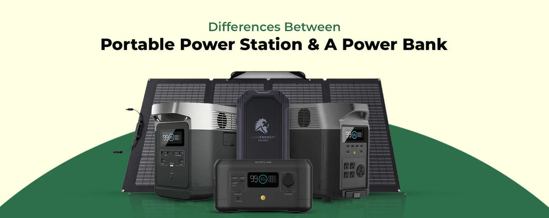 Differences Between A Portable Power Station & A Power Bank | Backyard Provider