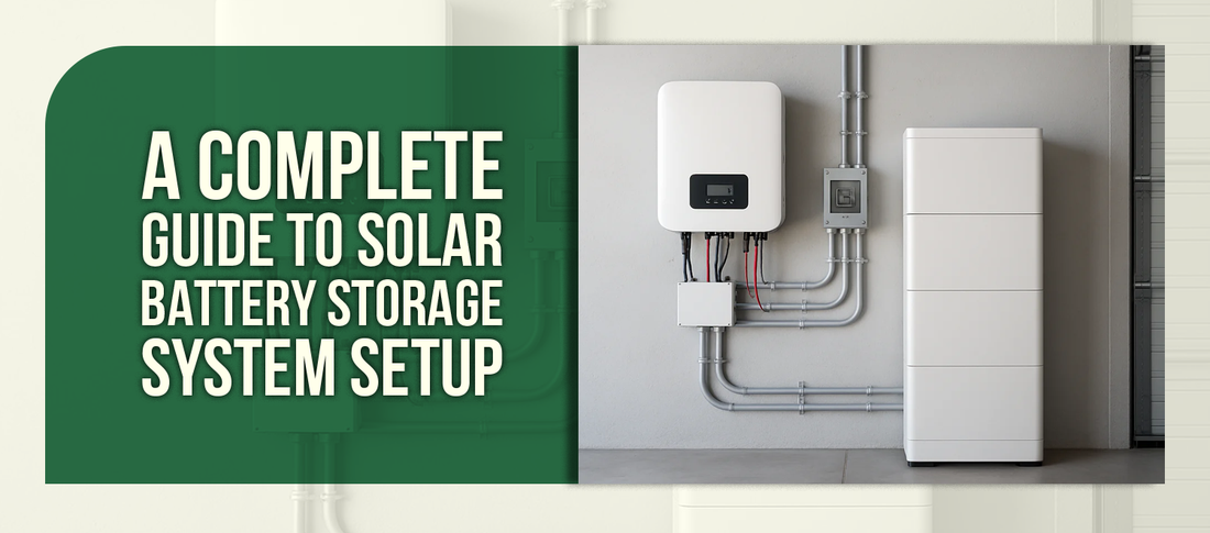 A Complete Guide to Solar Battery Storage System Setup