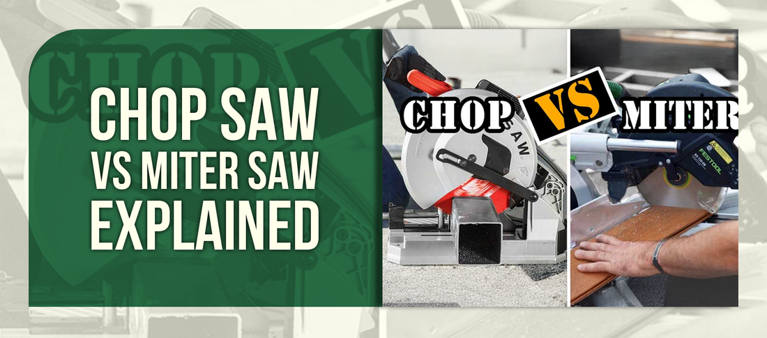 Chop Saw vs Miter Saw Explained