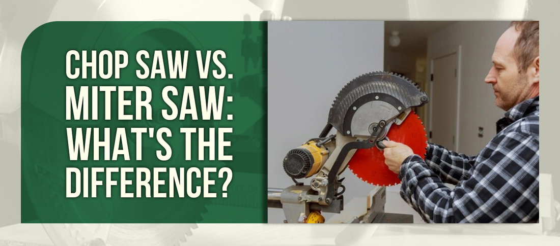 Chop Saw vs. Miter Saw: What's the Difference?