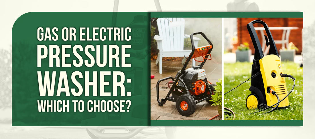 Gas vs.Electric Pressure Washers: Which one is right for you?