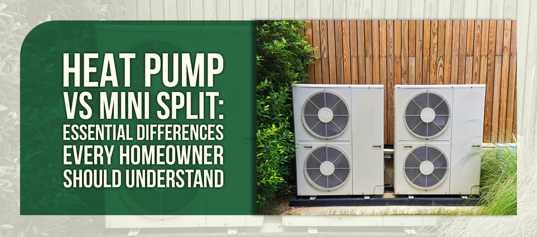 Heat Pump vs Mini Split: Essential Differences Every Homeowner Should Understand