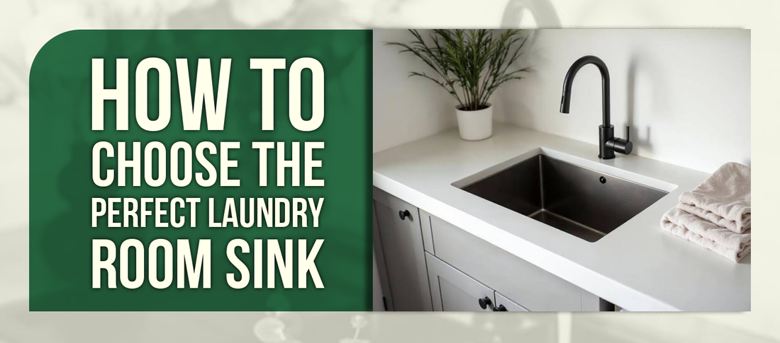 How to Choose the Perfect Laundry Room Sink