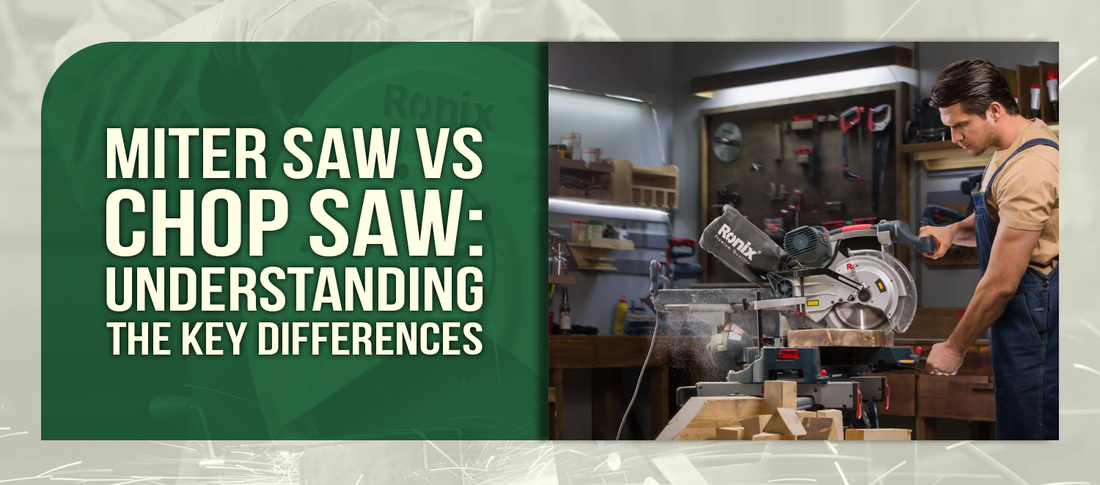 Miter Saw vs Chop Saw: Understanding the Key Differences