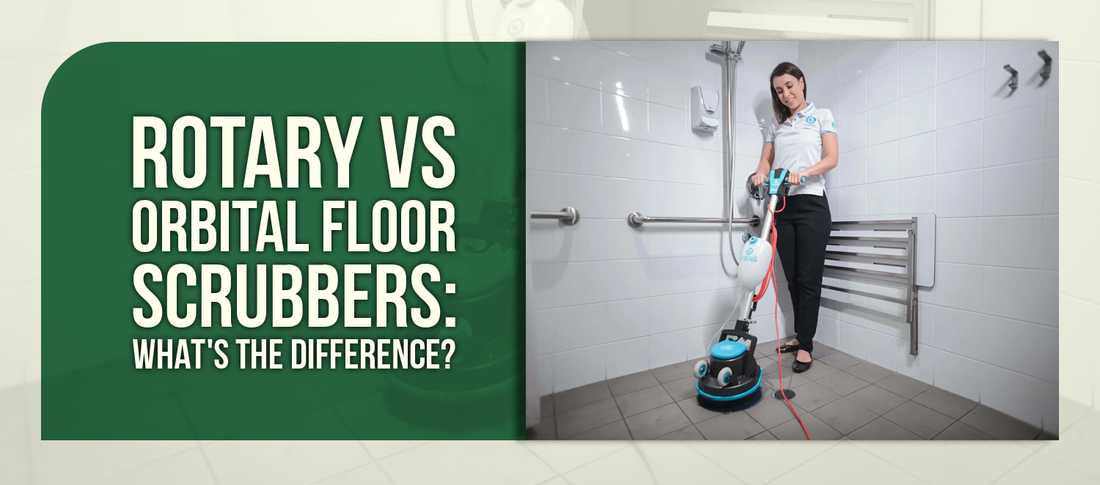 Rotary vs. Orbital Floor Scrubbers: What's the Difference?