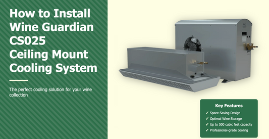 How to Install Wine Guardian CS025 Ceiling Mount Cooling System