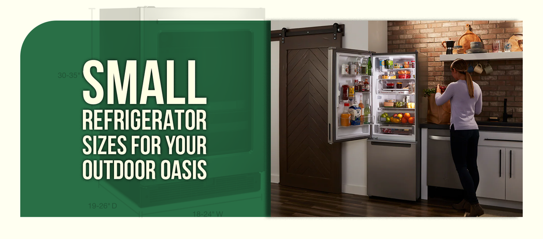 Small Refrigerator Sizes for Your Outdoor Oasis