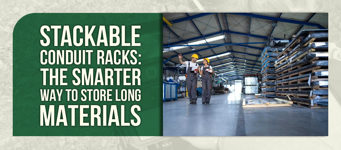 Stackable Conduit Racks: The Smarter Way to Store Long Materials
