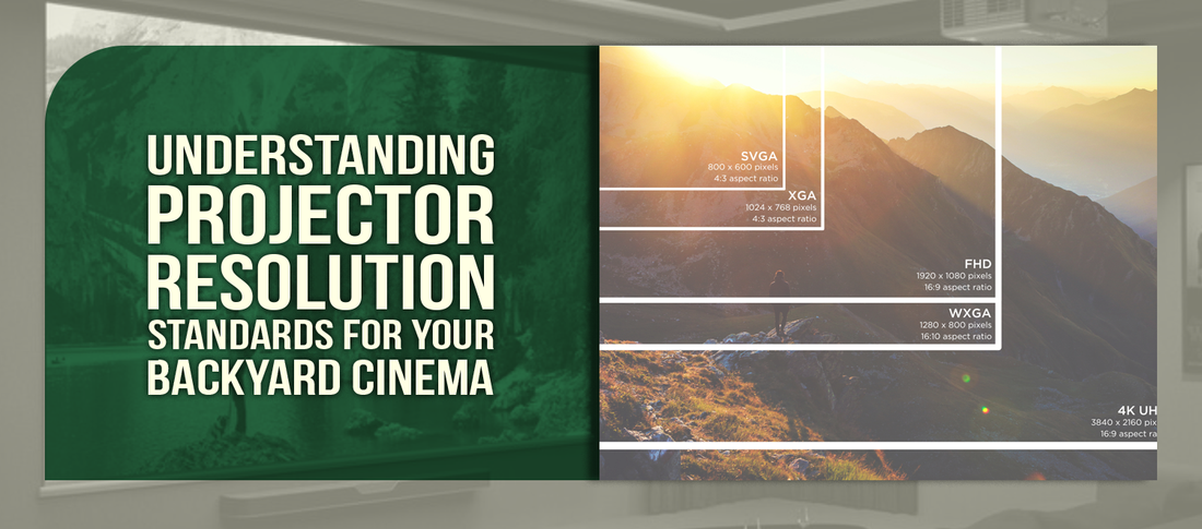 Understanding Projector Resolution Standards for Your Backyard Cinema