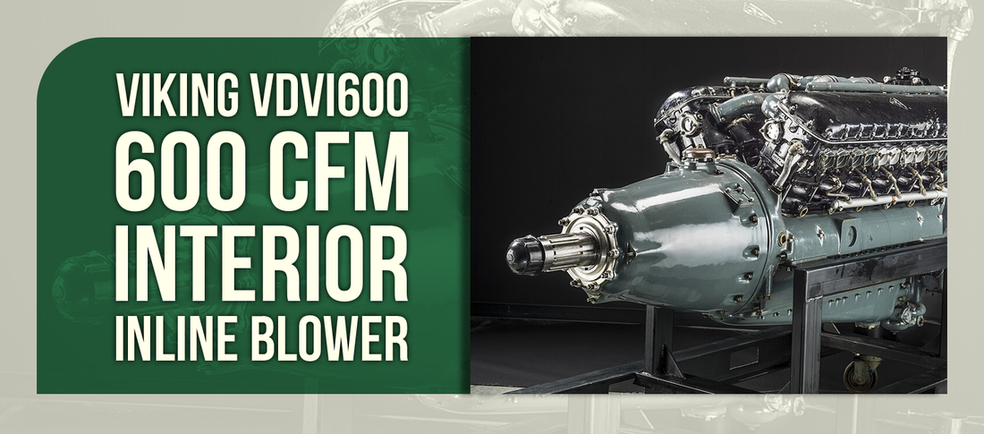 Viking VDVI600 600 CFM Interior Inline Blower