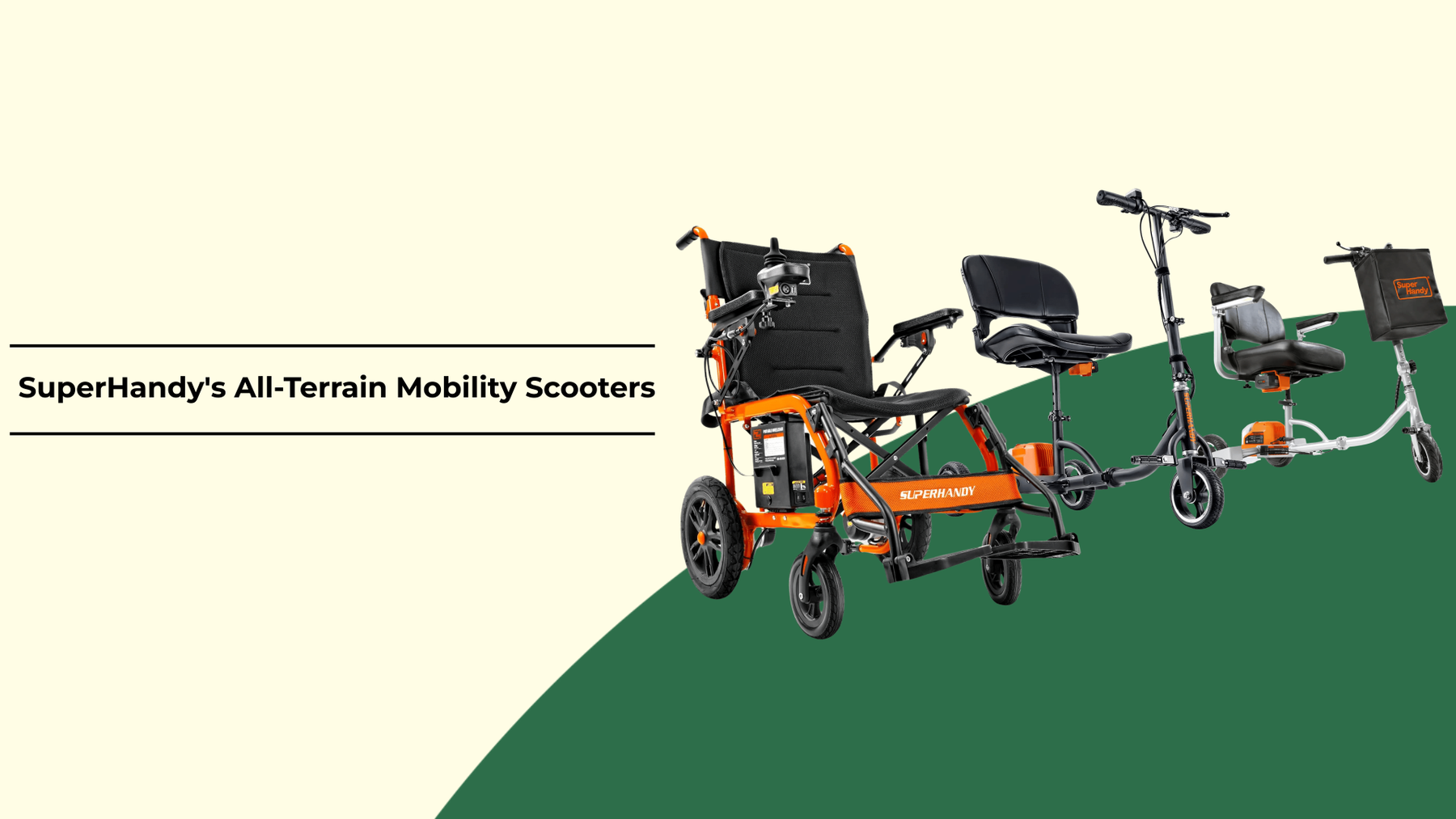 Maximize Your Productivity with SuperHandy's All-Terrain Mobility Scooters