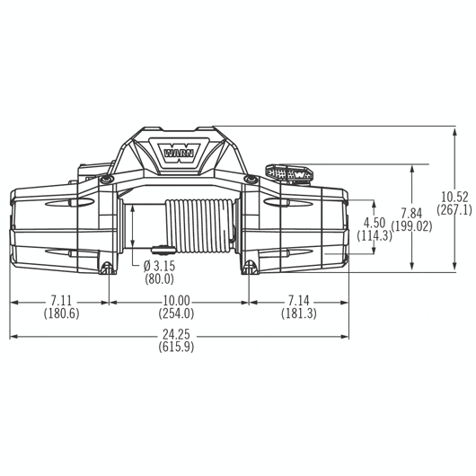 Warn ZEON 12 STEEL CABLE WINCH - 89120