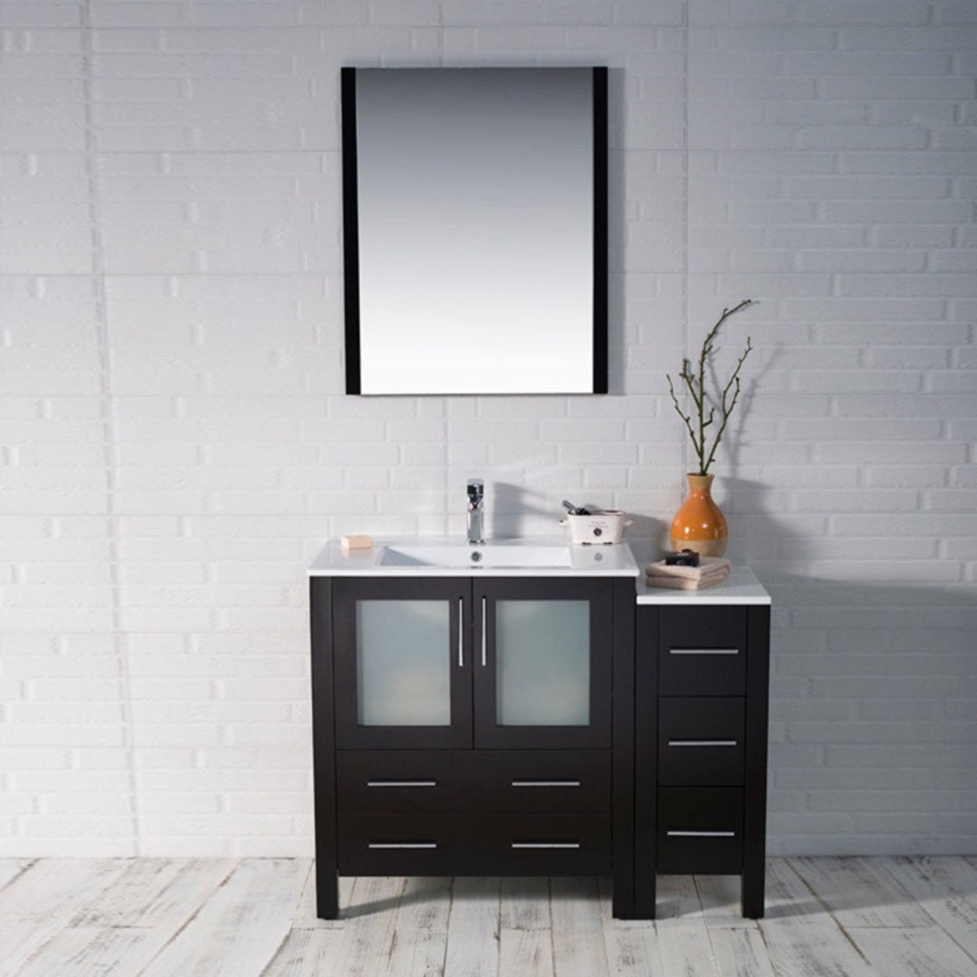 Blossom Sydney 42 Inch Vanity with Side Cabinet - V8001 42 01 - Backyard Provider