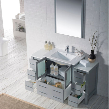Blossom Sydney 54 Inch Bathroom Vanity with Side Cabinet - V8001 54 01