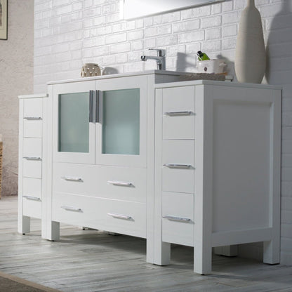 Blossom Sydney 60 Inch Bathroom Vanity with Side Cabinet - V8001 60S 01 - Backyard Provider