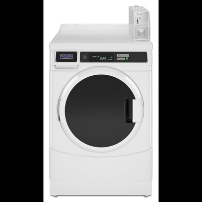 WHIRLPOOL 27" Commercial Gas Front-Load Dryer Featuring Factory-Installed Coin Drop with Coin Box White - CGD9150GW-KT