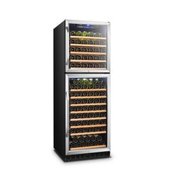 Lanbo 162 Bottle Dual Door Wine Cooler - LW162DD