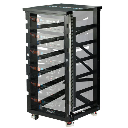 ECO-WORTHY RACK6 V2 I 6-Layer Rack With 600A Busbar| For Server Rack Battery All Versions - L03SR06-1