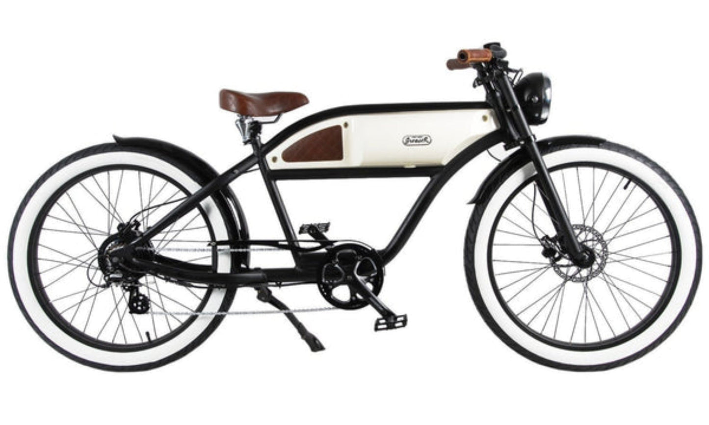 Michael Blast 350/500W T4B - Greaser Cafe Style Electric Bike - EB-T4BGREASER500W-BBL